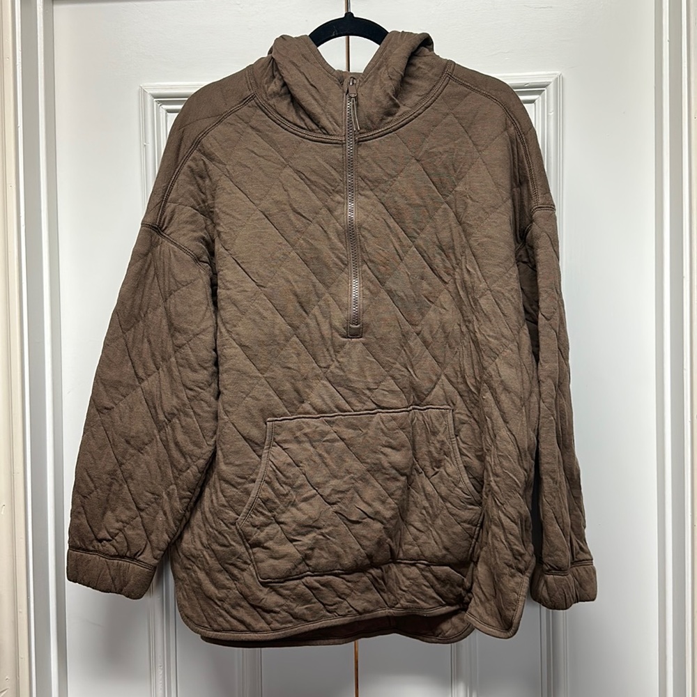 Old Navy Half-zip Quilted Hoodie